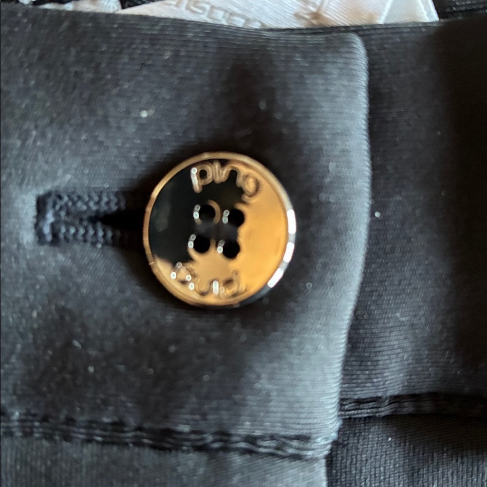 Ping Golf Pants Women 10 Black Sensor Cool "Verity II Trouser" Ping hardware EUC - Picture 7 of 17